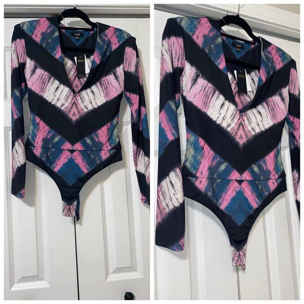 AFRM Sybil V-Neck Bodysuit